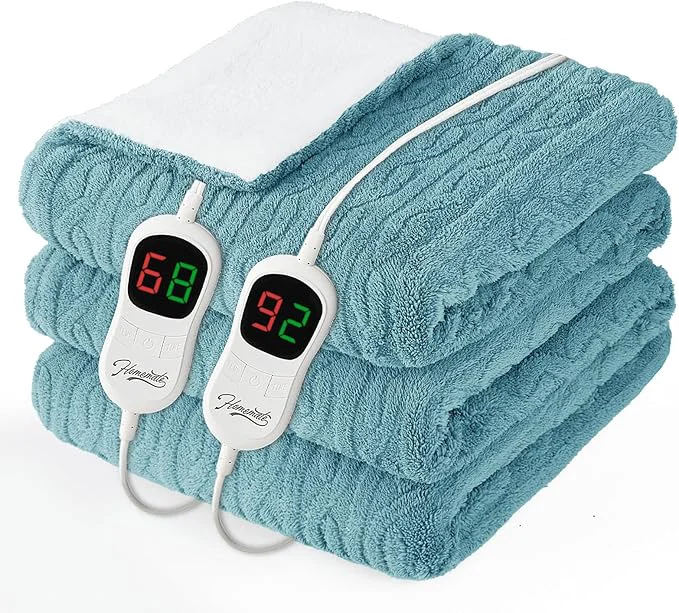 Professional Homemate Electric Heated Blanket King Detailed