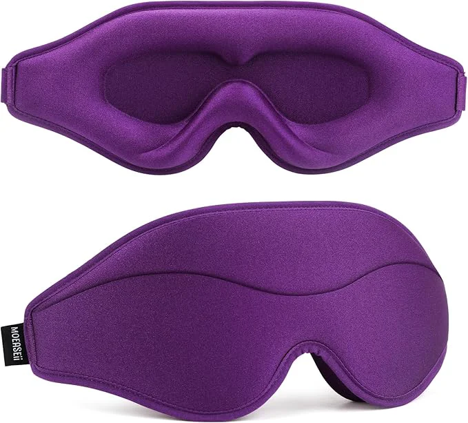 Effective Sleep Mask - Total Blackout 3D Sleeping Mask Super Lightweight Silky Soft Optimized