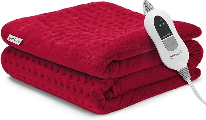 Exclusive GENIANI Electric Heating Pad for Back Pain Cramps Relief Electric Throw Healthy