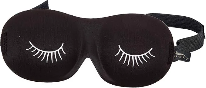 Reusable Bucky Ultralight Comfortable Contoured Travel and Sleep Eye Mask One Size Secure