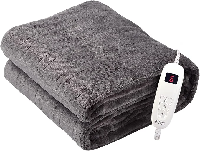 Reliable Tefici Electric Heated Blanket Throw Super Cozy Soft 2-Layer Flannel 50 x 60 Organic