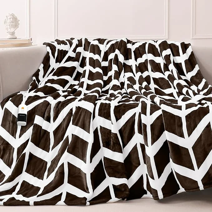 Eco-Friendly VENTIMI Electric Blanket Heated Throw Fast Heating Blankets Advanced