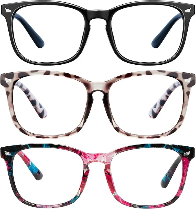 Long-Lasting hunsquer Blue Light Glasses for Woman Men Computer Blue Light Glasses Safe