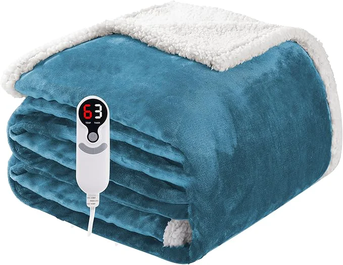 Exceptional Electric Heated Blanket Twin Size 62 x84 Soft Flannel Professional