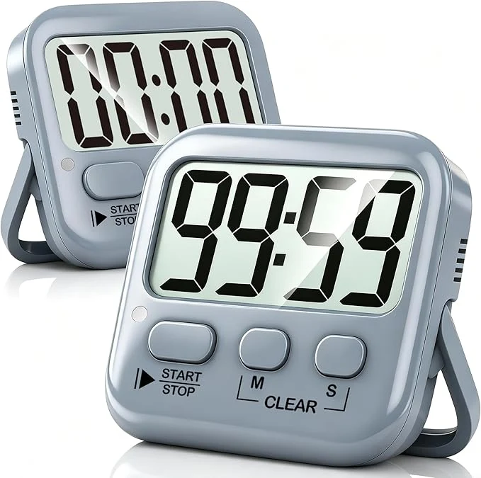 Trusted Antonki 2 Pack Digital Timer for Kids Magnetic Countdown Kitchen Timers for High-Grade