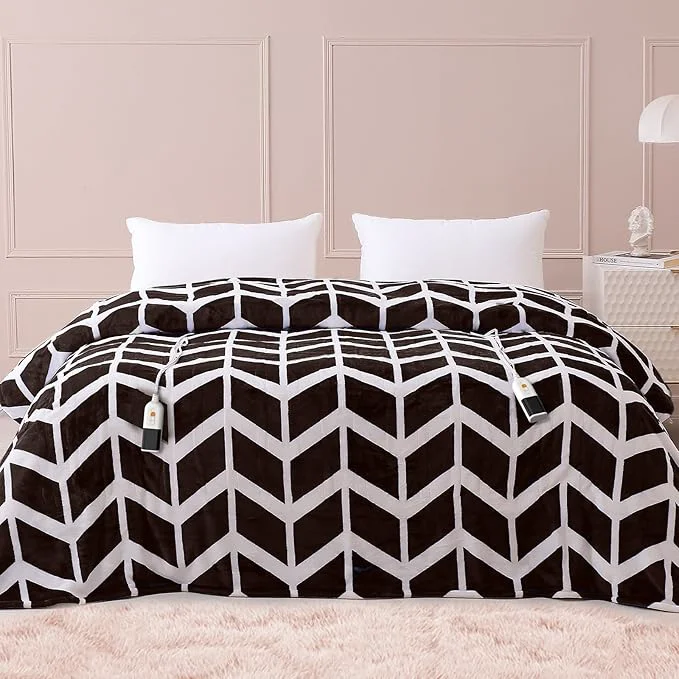 Environmentally Friendly VENTIMI Electric Blanket Queen Size Fast Heating Blanket Optimized