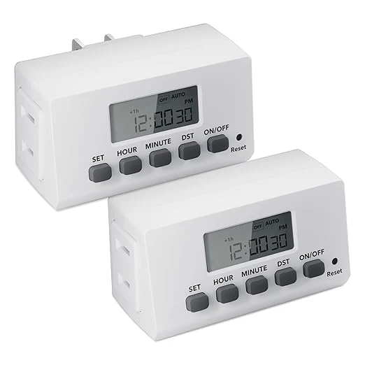 Outstanding BN-LINK Indoor Digital Timer Outlet 24 Hour Light Timer Easy Programmable Artisan