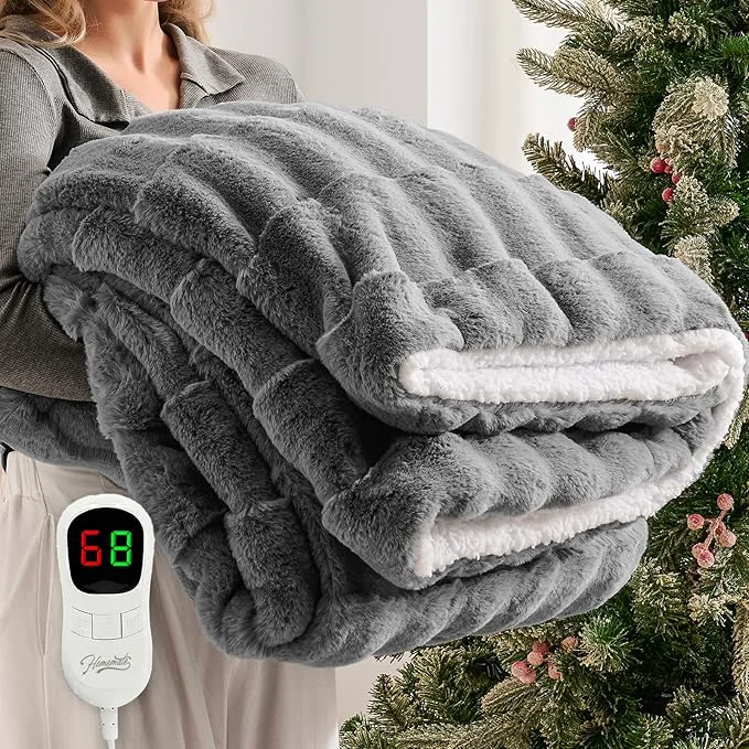 Carefully Designed Homemate Electric Heated Throw Blanket Proven