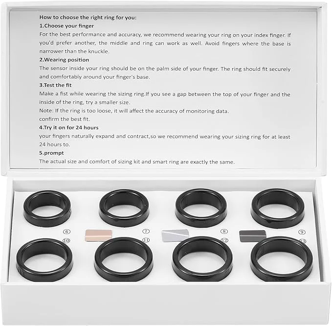 Prestigious Gen 1 Smart Ring for Health Tracking Non-Standard Ring Sizing Compatible Gen World-Class