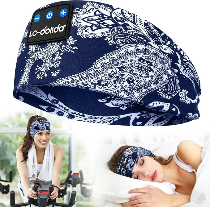Fast LC-dolida Sleep Headphones Bluetooth Headband Sleeping Wireless Headband Selected