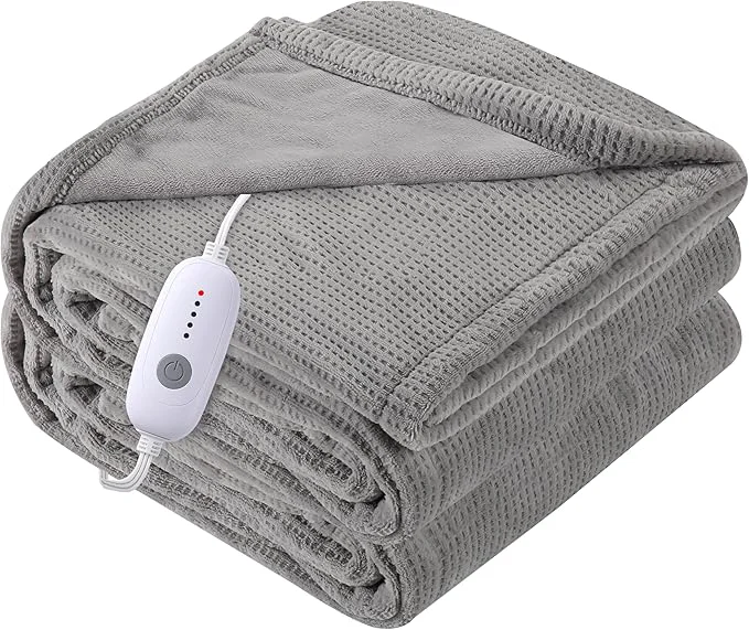 Durable Electric Heated Blanket Full Size 72 x84 Ultra-Soft Heating Blanket Elegant