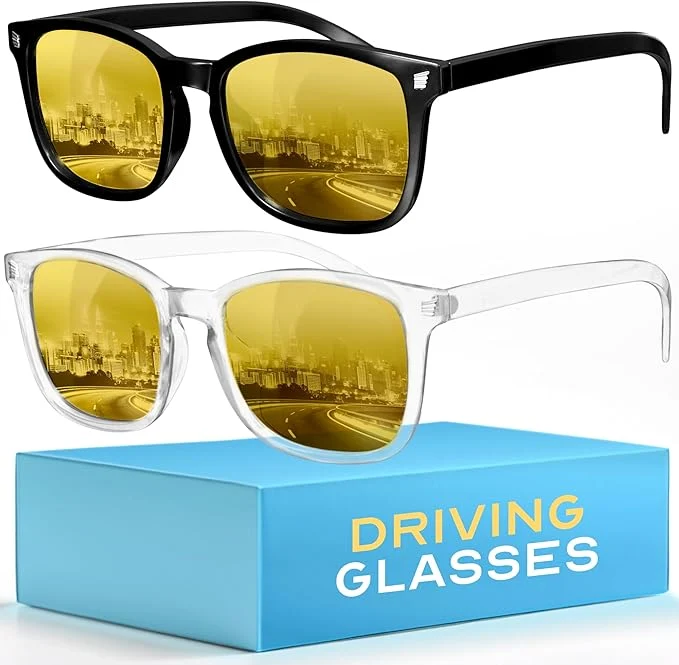 Smart livho High Tech Night Driving Blue Light Glasses Pure