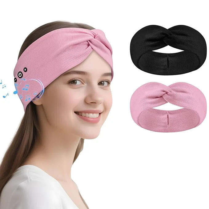 Comfortable Bluetooth Headband Headphones Wireless Headband Premium Material