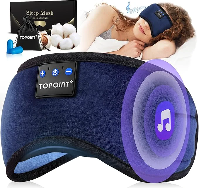 Reliable TOPOINT Sleep Headphones Sleeping Headphones Bluetooth Sleep Mask Versatile
