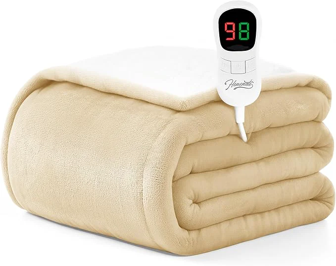 Smooth Homemate Electric Heated Blanket Full Size Effective