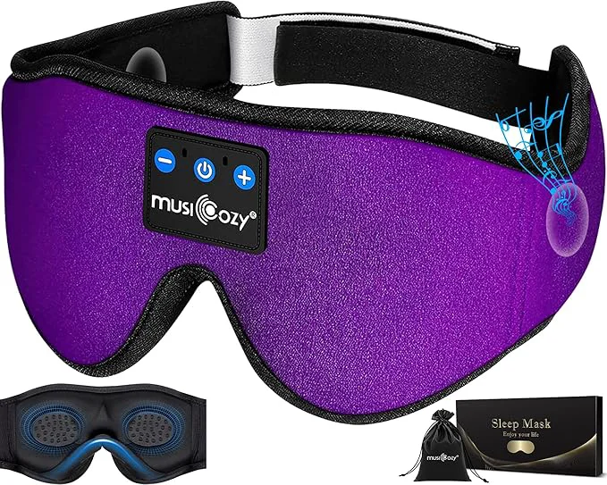 Solid MUSICOZY 3D Bluetooth Sleep Mask High-End