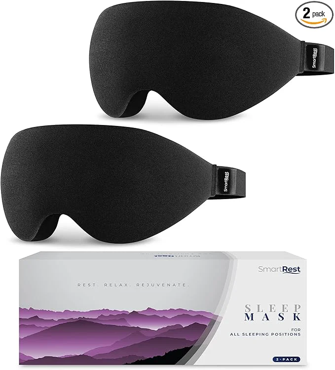 Elite Sleep Mask - Eye Mask for Sleeping - Ultra Lightweight for Side Sleepers Unique