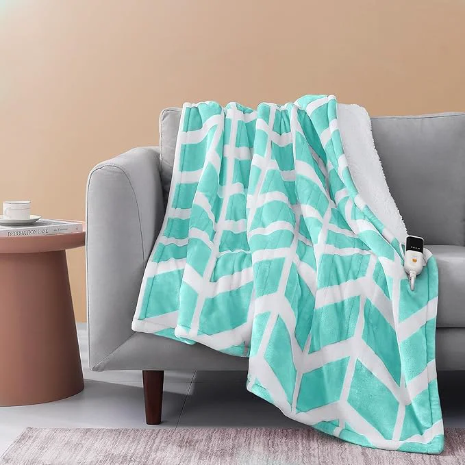 Clean VENTIMI Electric Blanket Heated Throw Fast Heating Blankets Genuine