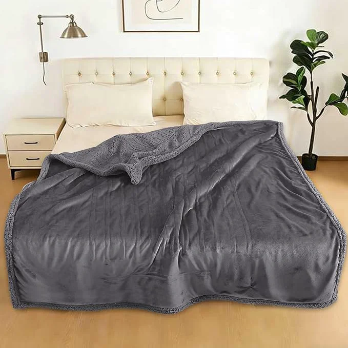Healthy Electric Heated Blanket Twin Size 62 x 84 Sophisticated