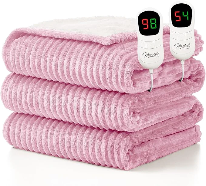 Fashionable Homemate Electric Heated Blanket King Size Breathable