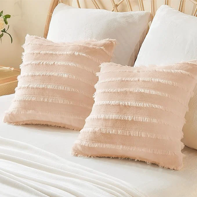 Reusable BEDELITE Velvet Pillow Covers 18x18 Quality