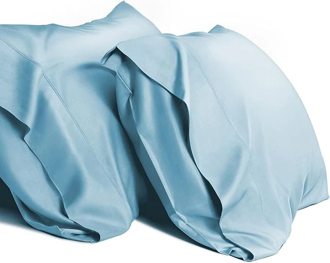 Secure WishSmile Standard Pillow Cases Cooling Pillowcases Set of 2 Breathable Cool Smart