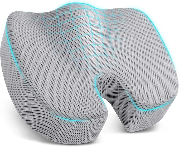 Advanced TushGuard Office Car Seat Cushion Non-Slip Sciatica Back Coccyx Tailbone Exclusive