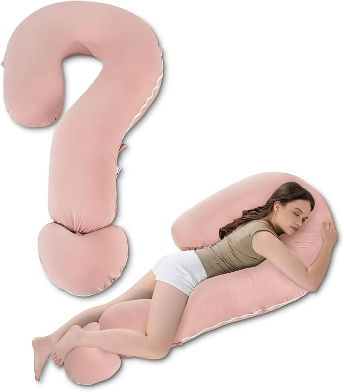 World-Class Meiz Question Mark Body Pillow for Adults Cooling Full Body Support Pillow for Eco-Friendly