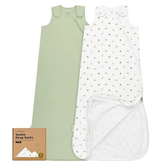 Fine Crafted 2-Pack Organic Baby Sleep Sacks Cotton Smart