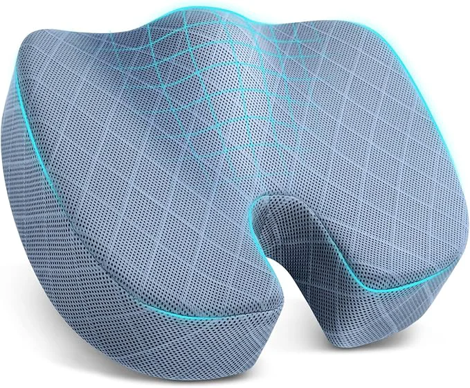 Healthy TushGuard Office Car Seat Cushion Non-Slip Sciatica Back Coccyx Tailbone Elite