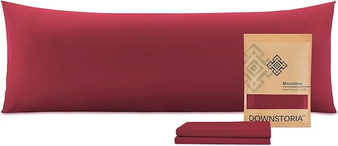 Premium DOWNSTORIA Body Pillow Cover Ultra Soft Microfiber Long Pillowcase Envelope Responsible