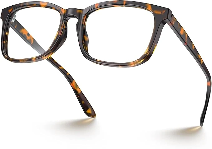 Elegant VISOONE Blue Light Blocking Glasses Square Enhanced
