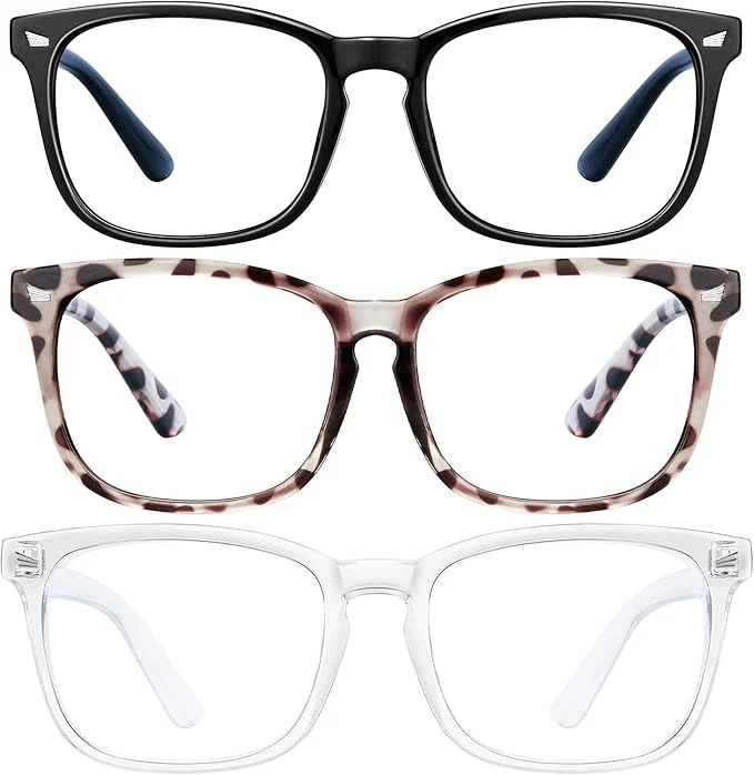Advanced hunsquer Blue Light Glasses for Woman Men Computer Blue Light Glasses Lightweight