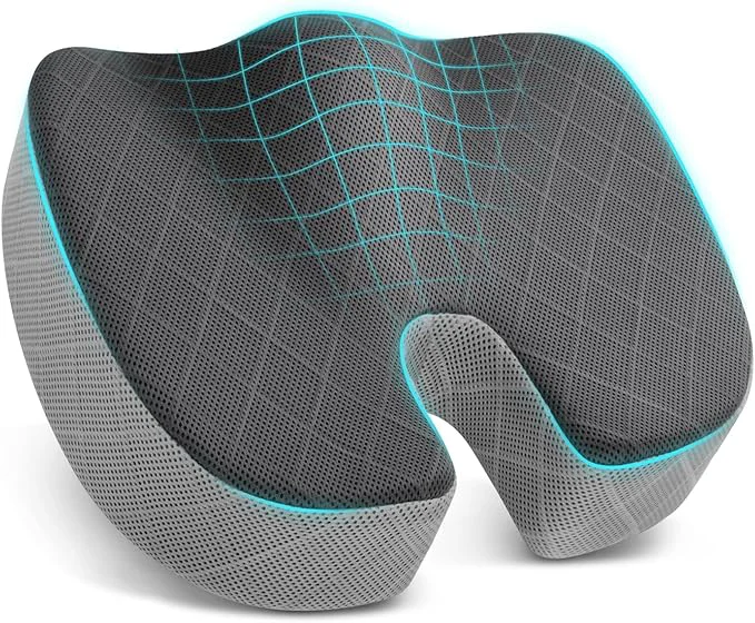 Genuine TushGuard Office Car Seat Cushion Non-Slip Sciatica Back Coccyx Tailbone Carefully Designed