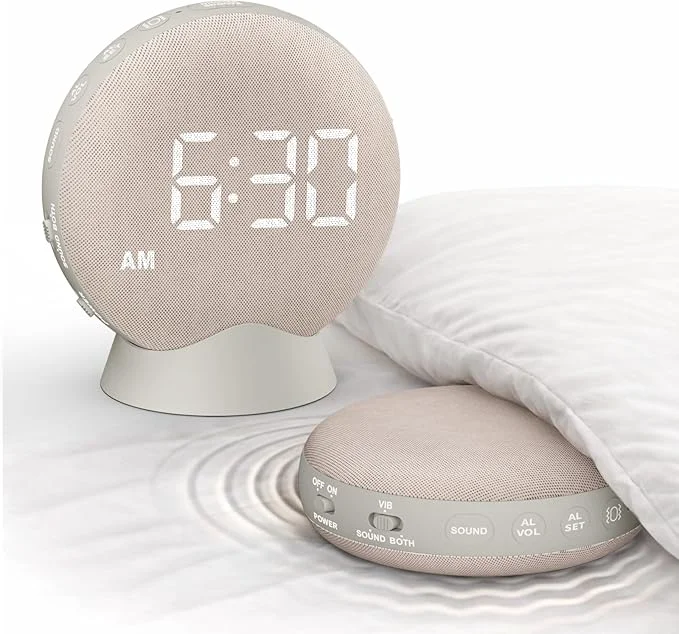 Safe SolaceRise Super Loud Alarm Clock Professional