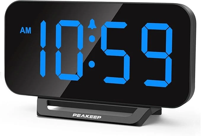 Flexible Peakeep Small Digital Alarm Clock Dependable