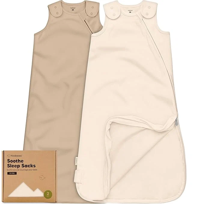 Traditional 2-Pack Organic Baby Sleep Sacks Cotton Reliable
