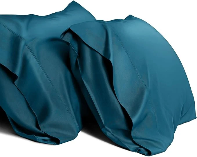 High-Performance WishSmile Cooling Queen Pillow Cases Set of 2 Breathable Cool Silky Soft Rayon Versatile