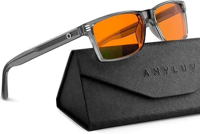 Casual ANYLUV Blue Light Glasses Men Woman Eye Strain Relief Eye Protection Smart
