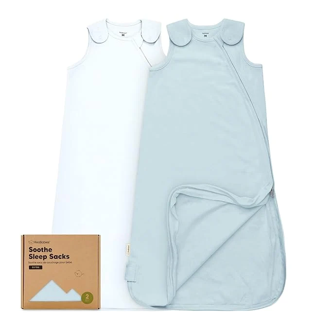 Smart 2-Pack Organic Baby Sleep Sacks Cotton Advanced