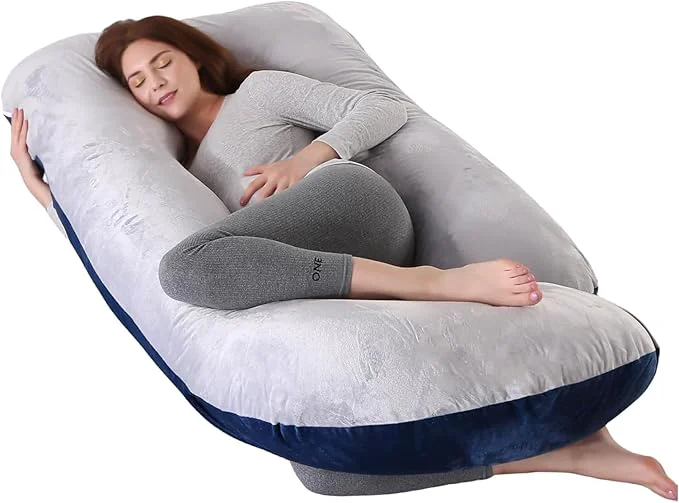 Environmentally Friendly 60 Inch Full Body Pregnancy Pillows Functional