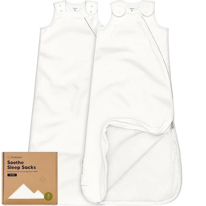Comfortable 2-Pack Organic Baby Sleep Sacks Cotton Top-Quality