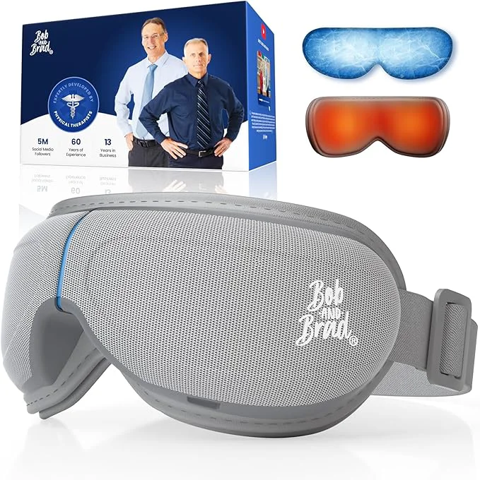 Detailed BOB AND BRAD Eye Massager with Heat and Cooling EyeOasis 2 Eye Mask Pure