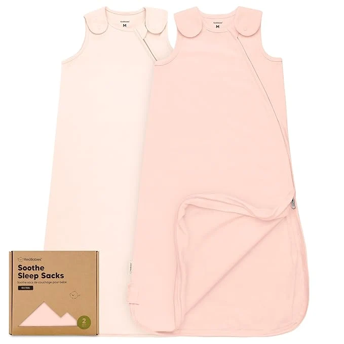 Modern 2-Pack Organic Baby Sleep Sacks Cotton Secure
