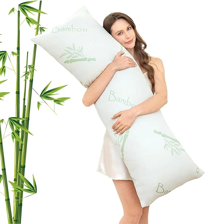 Luxury Primesoft Body Pillow for Adults Memory Foam Long Pillow for Side Sleeper Environmentally Friendly