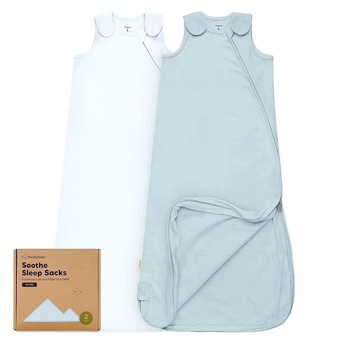 Sophisticated 2-Pack Organic Baby Sleep Sacks Cotton Trendy