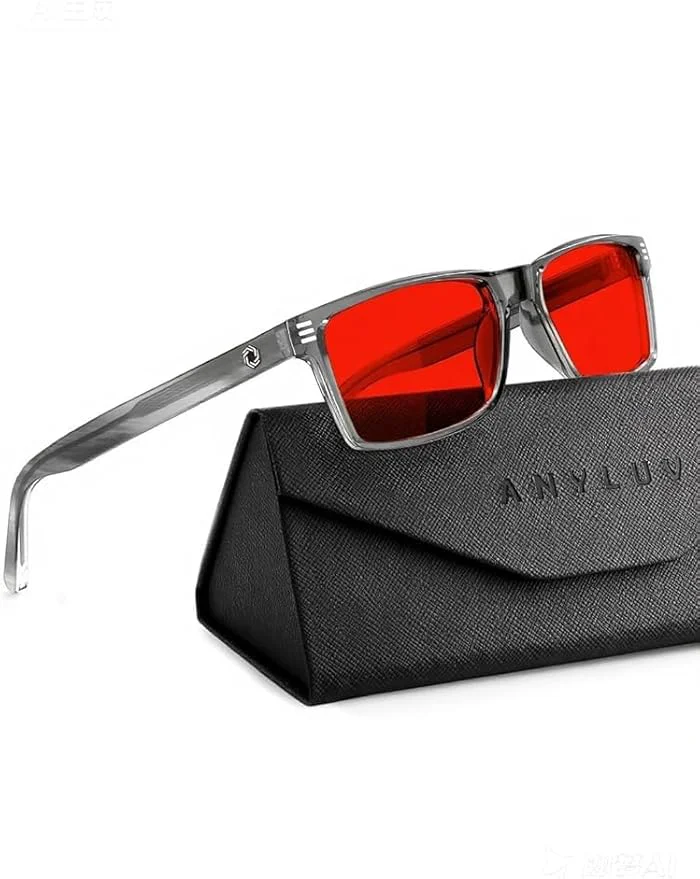 Functional ANYLUV Blue Light Glasses Men Woman Eye Strain Relief Eye Protection Easy-to-Use