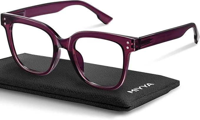 Specialty miyya Blue Light Glasses for Women Men – Oversized UV Blue Light Blocker Eco-Friendly