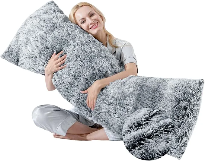 Artisan Fluffy Full Body Pillow for Adults 20x54 Long Big Body Pillow Cover Pillowcase Responsible