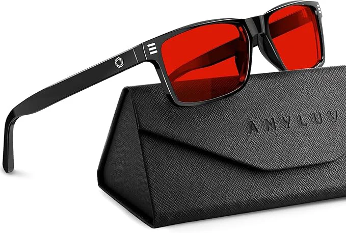 Traditional ANYLUV Blue Light Glasses Men Woman Eye Strain Relief Eye Protection Efficient